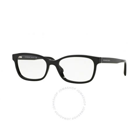 burberry be2201 black|Burberry Ladies Black Oval Eyeglass Frames BE2201 3001 52.